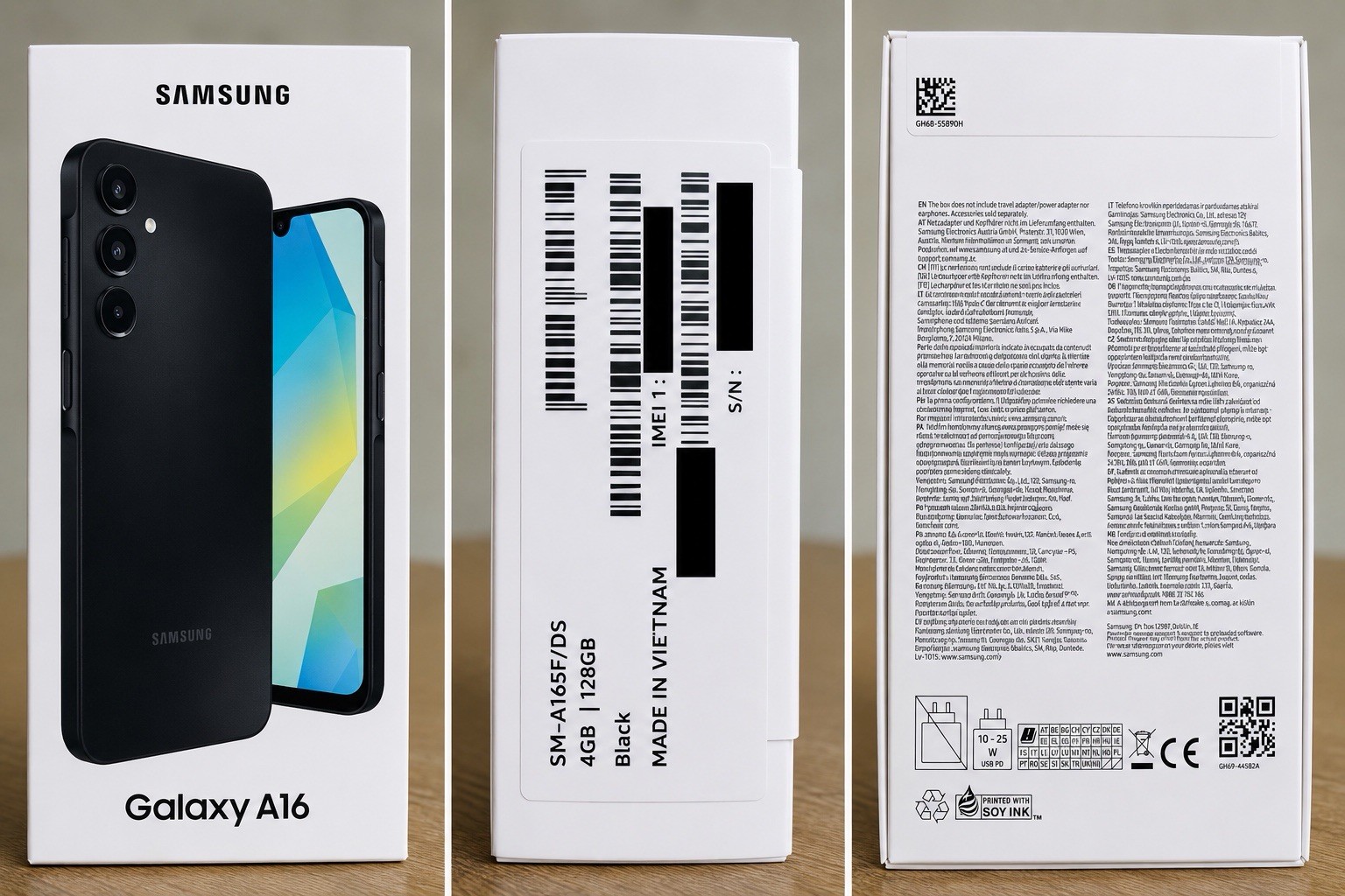 Samsung Galaxy A16 128GB 4GB RAM Black Dual SIM (SIM + SIM) SM-A165F/DS