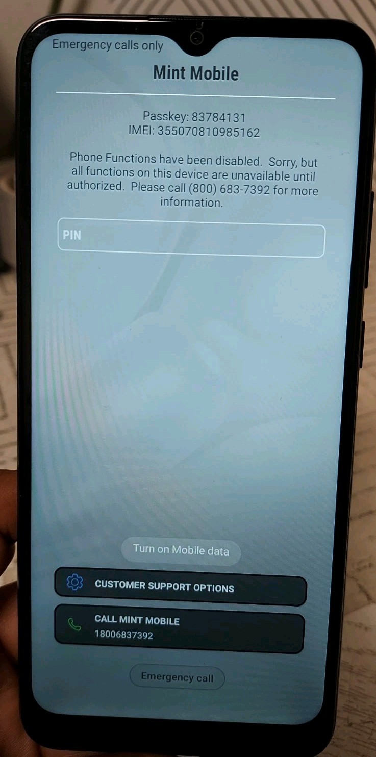 ➿️ Samsung Galaxy A02s 32GB Black (Mint Mobile) 👉Locked/Defective👈 Read