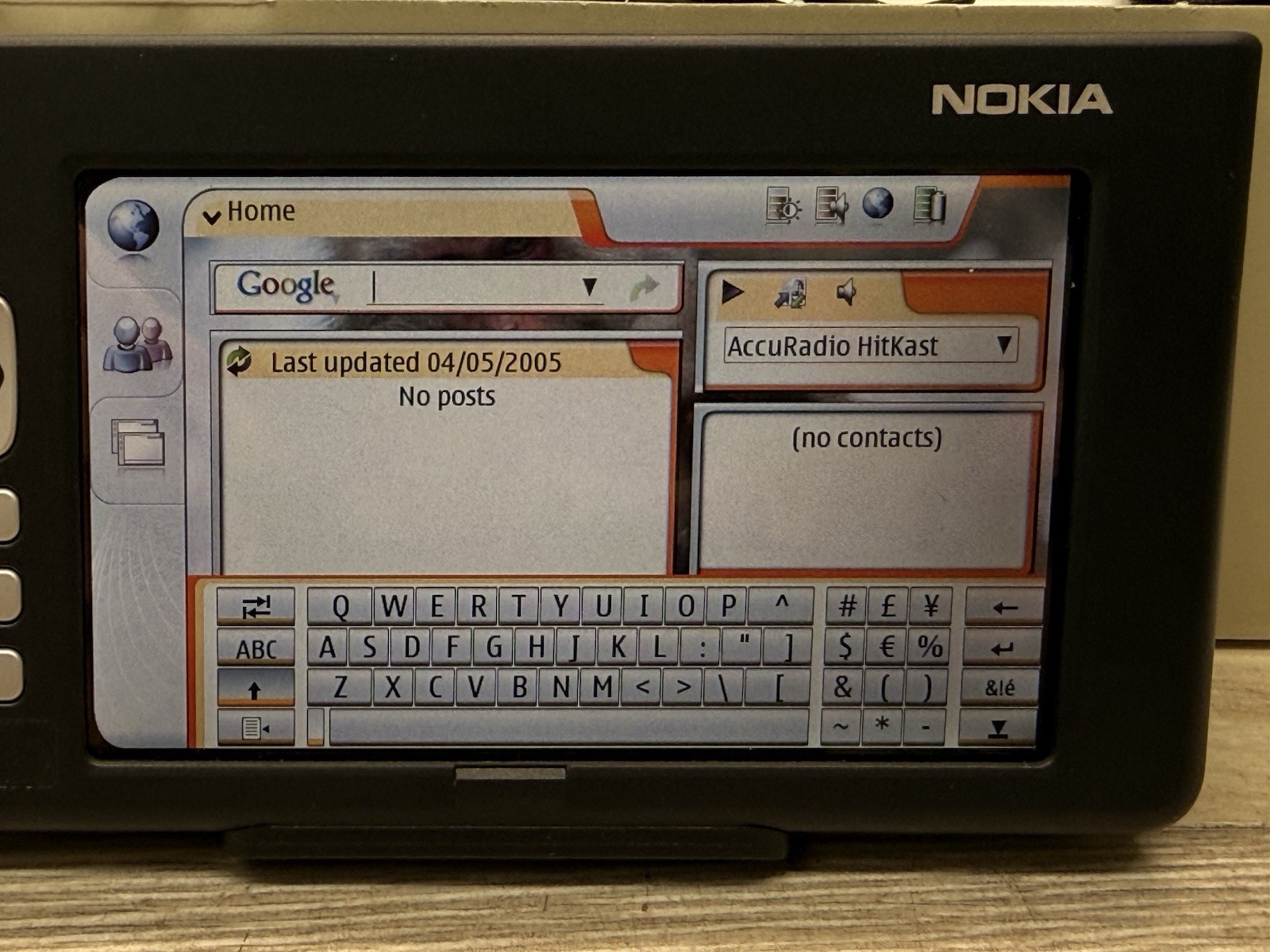 Nokia 770 In Box Rare Internet Tablet 2005 W/New Battery! Excellent Cond.