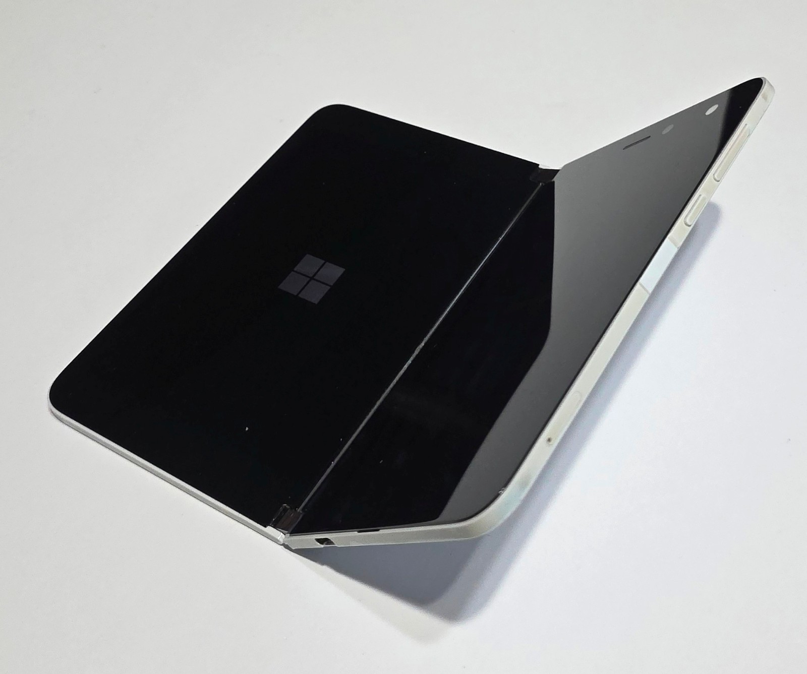 Original Glacier White Microsoft Surface Duo 256GB Unlocked Android Phone Only
