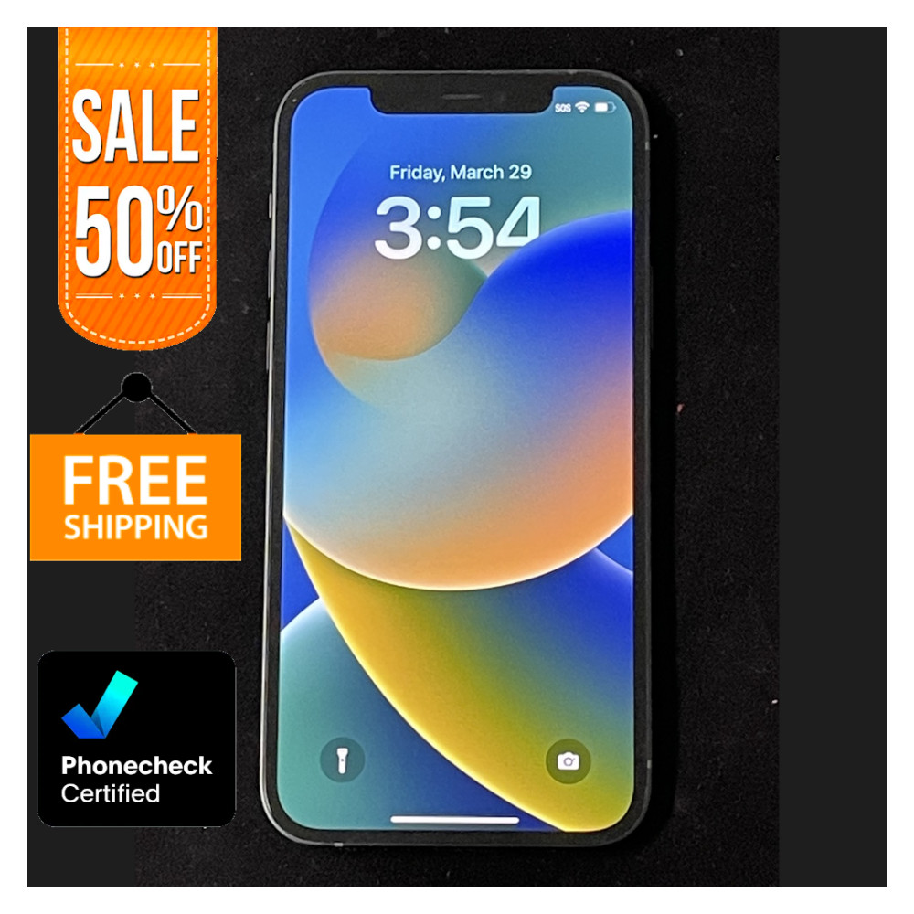 Apple iPhone 12 64GB 128GB 5G iOS Unlocked Verizon Dual SIM (Nano-SIM/eSIM)