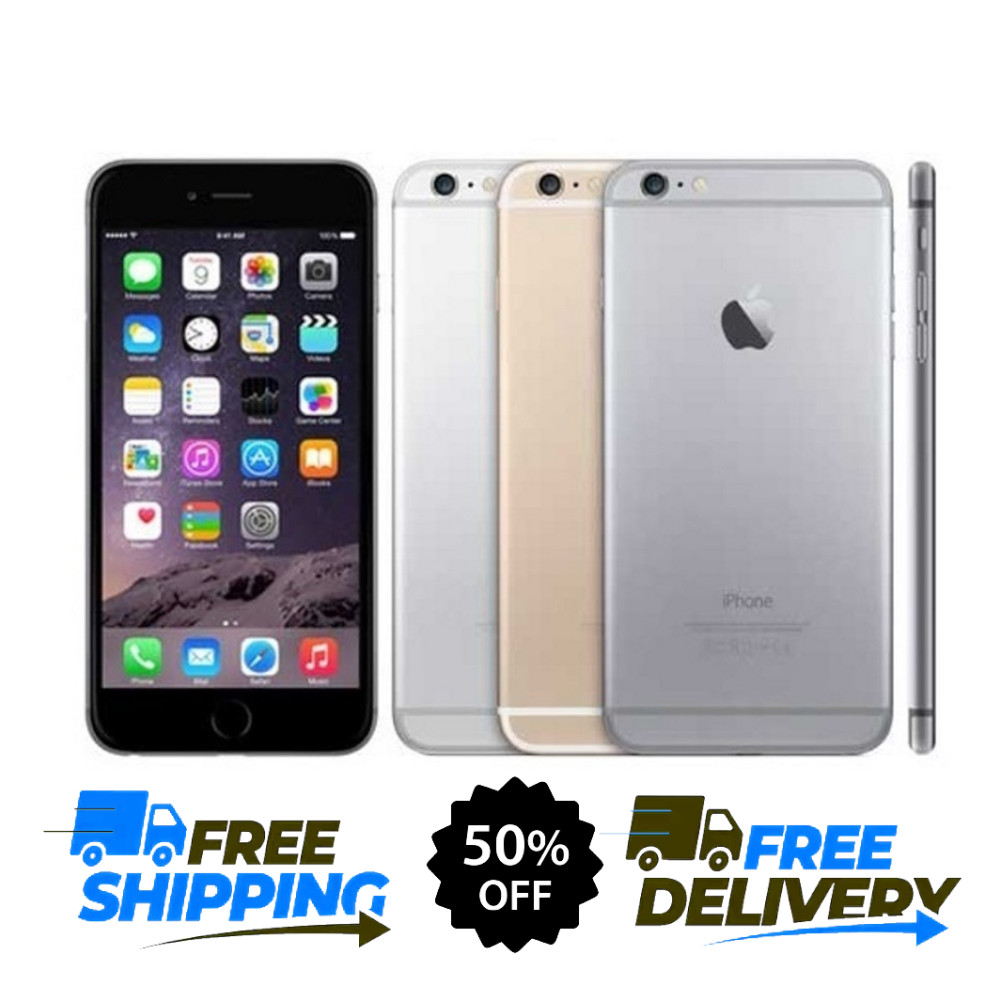 Apple iPhone 6 Plus 64/16GB T-Mobile Unlocked Verizon Gold/Gray Used Condition