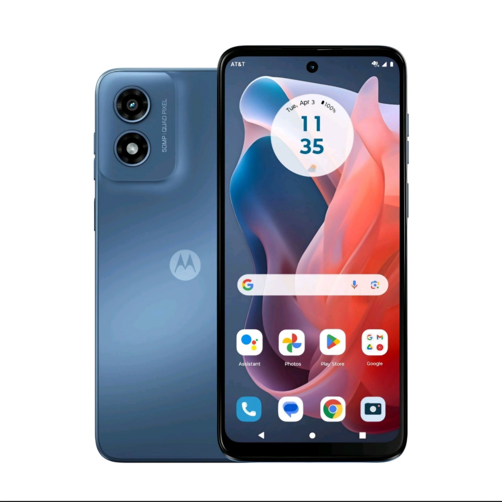 Motorola Moto G Play 2026,XT2615 (AT&T Locked) 64Gb,Pantone Tapestry 6.7 inch