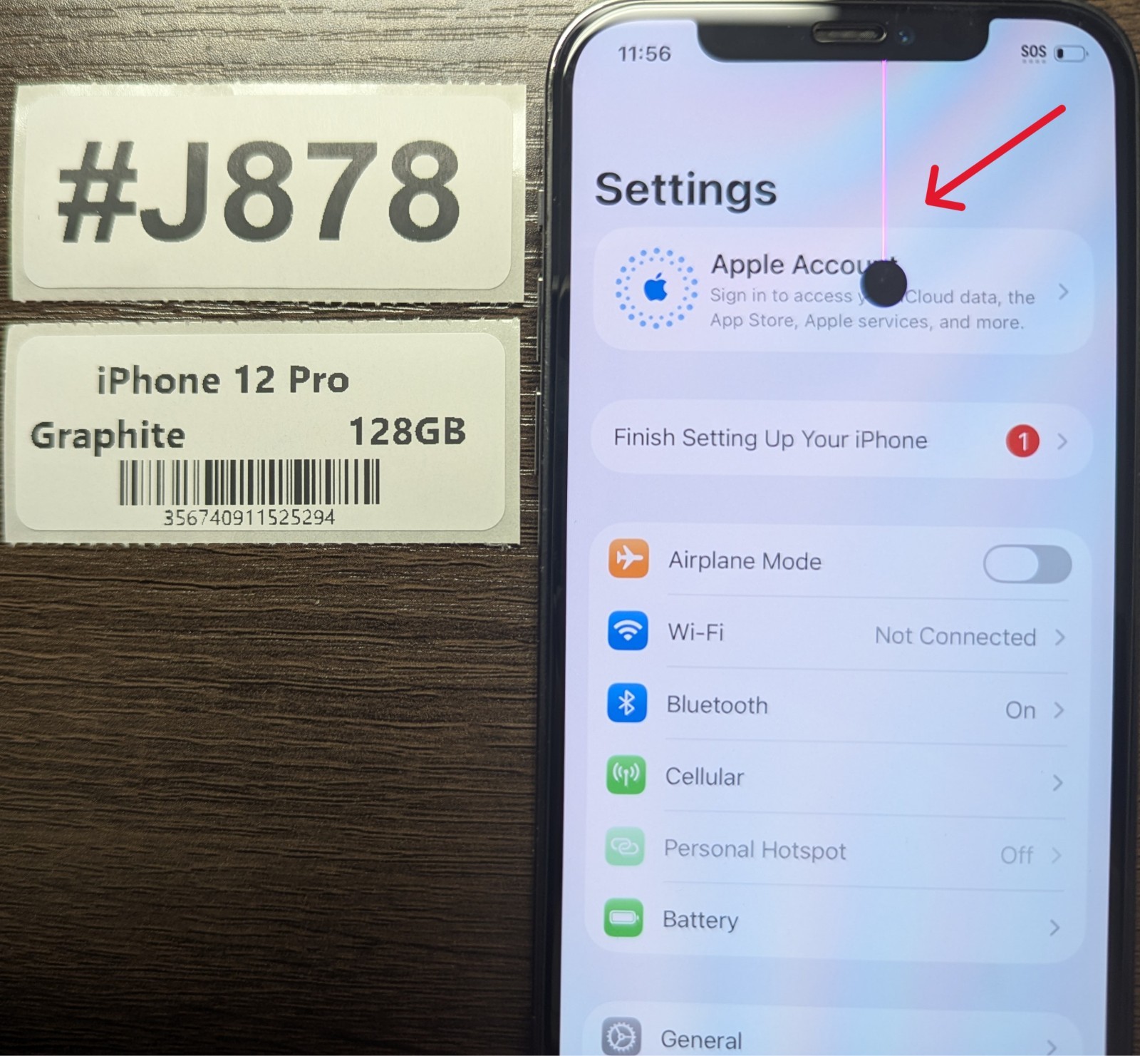 Apple iPhone 12 Pro 128GB Graphite (Unlocked) – Read Seller Notes