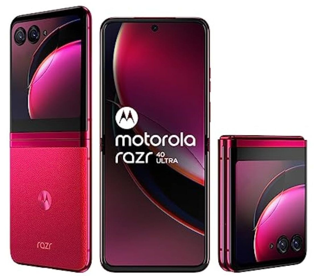 Motorola Moto Razr+ 5G 2023 256GB (XT2321-3) 6.9″ Factory Unlocked Magenta