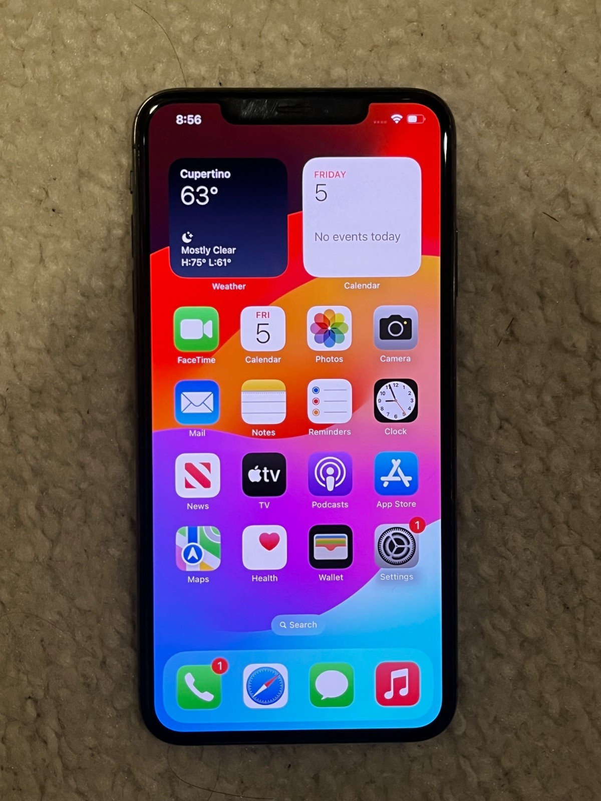 Apple iPhone XS Max 64GB A1921 Space Gray Unlocked