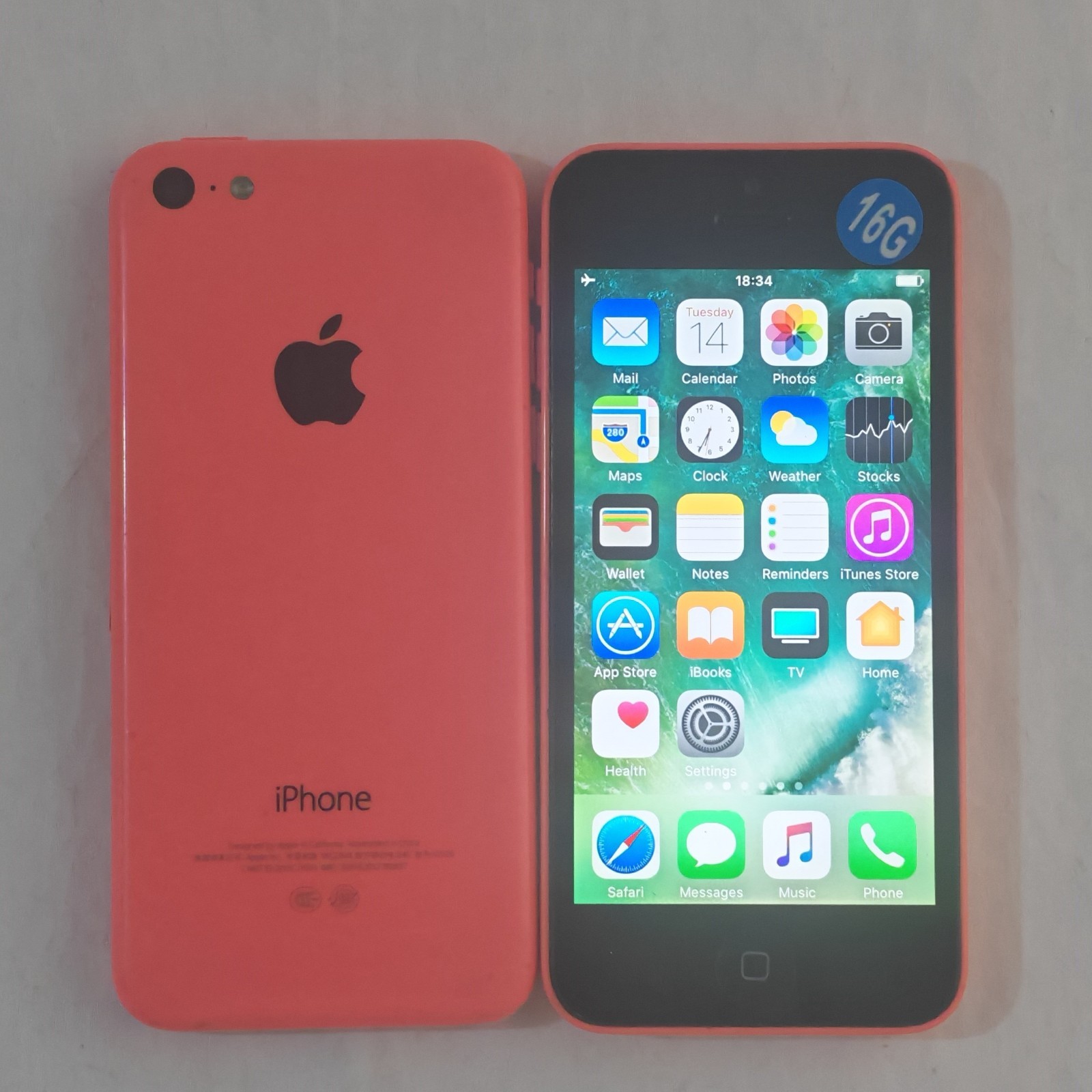 GOOD Apple iPhone 5c Unlocked 8 GB / 16 GB / 32GB Pink With Accessories