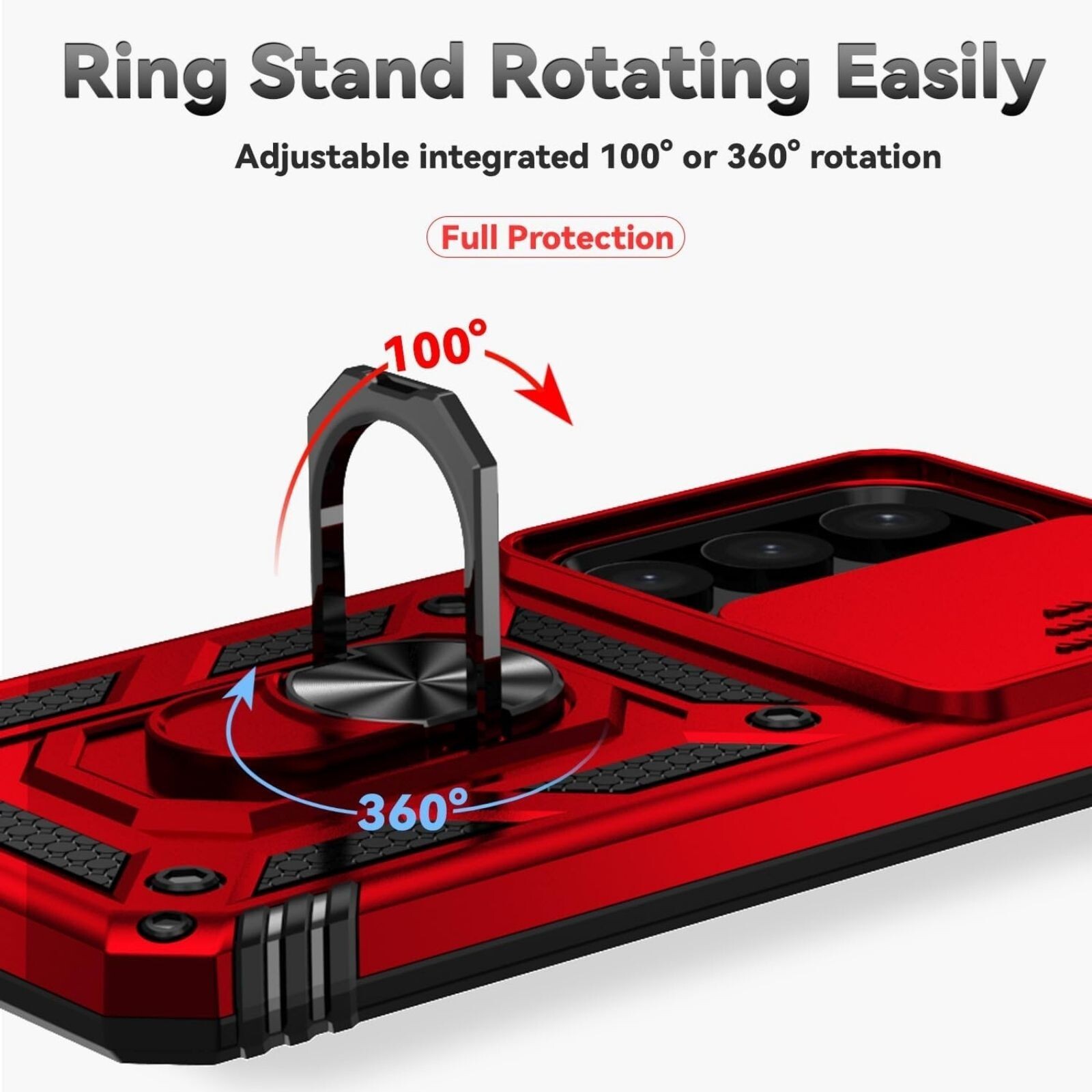 For Samsung Galaxy S24/S25 Case with Kickstand & Military Grade Phone Cover