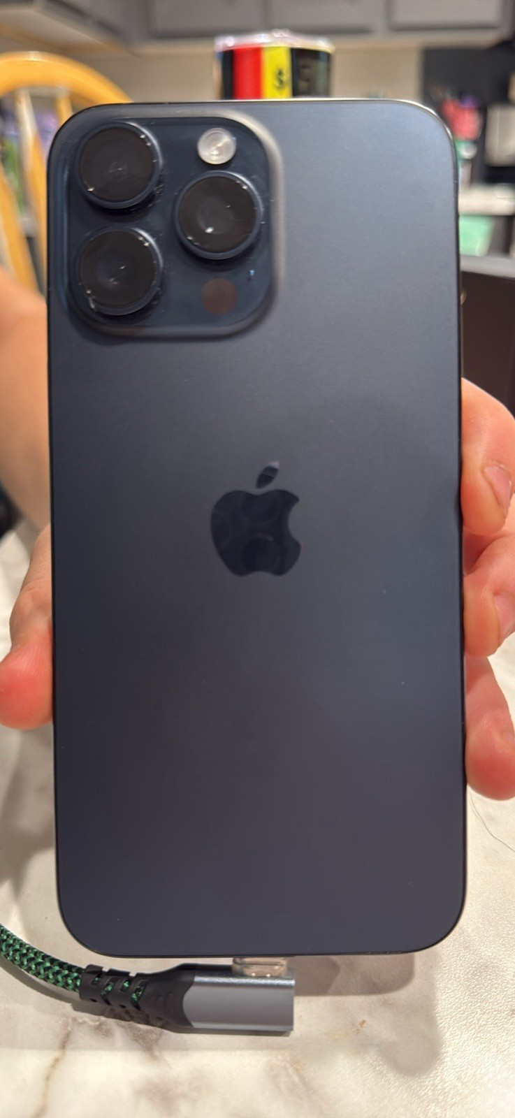 Apple iPhone 15 Pro Max 256GB Unlocked Blue 6.9in 48MP Camera