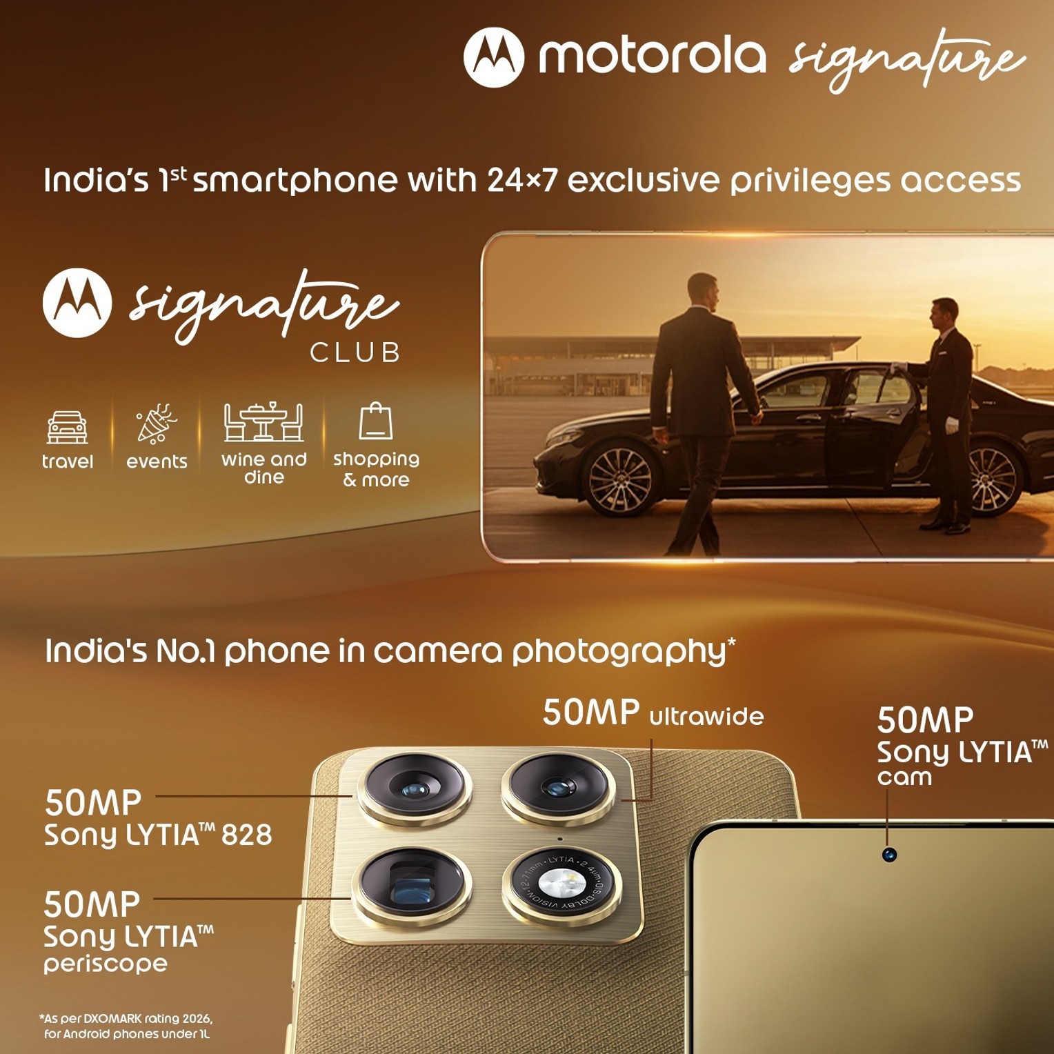 Motorola Signature | 512GB | 16GB RAM | Carbon | Global Version Unlocked NFC