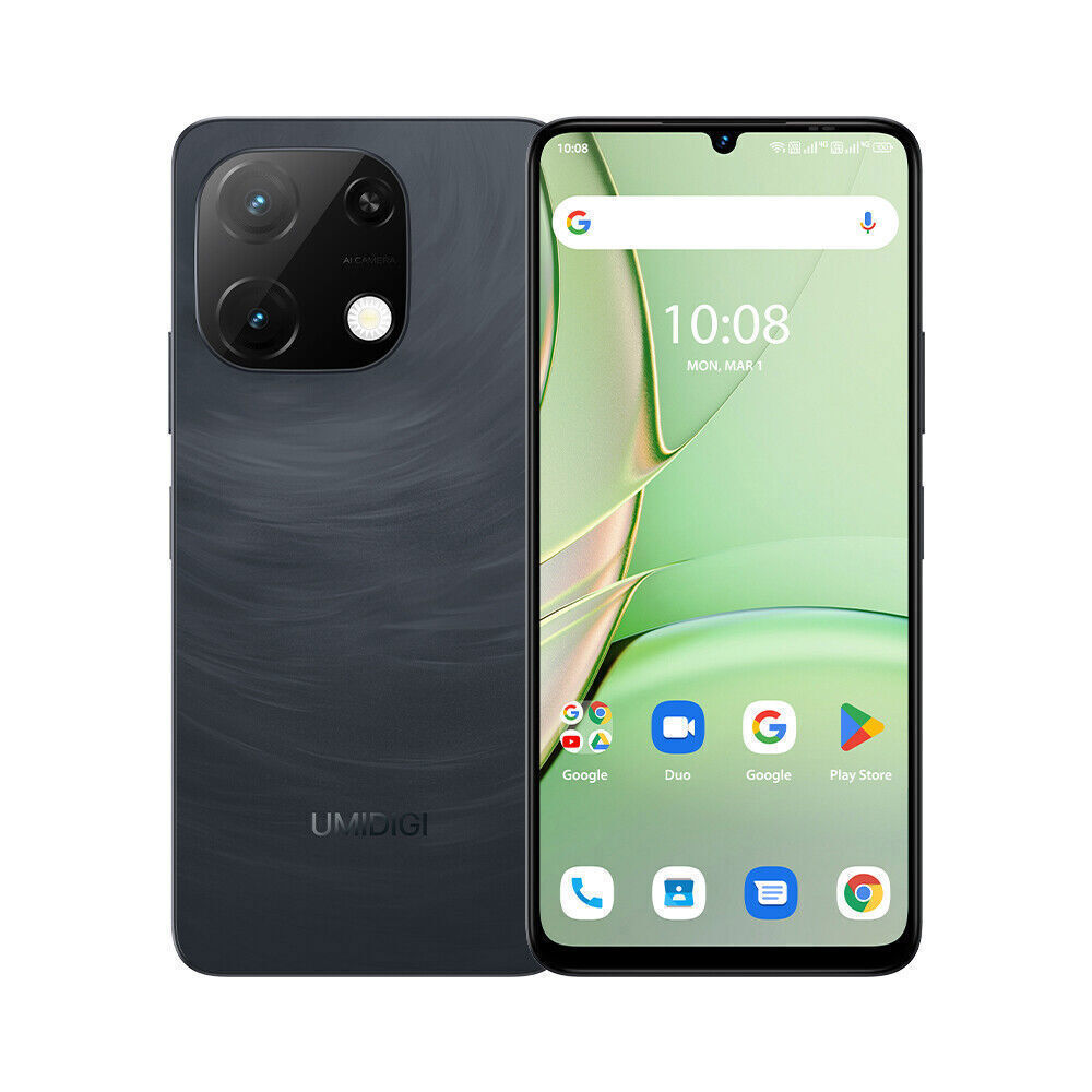 UMIDIGI G9T 4GB+128GB 6.75” Octa Core 18W PD Unlocked Android 14 Smartphone Good