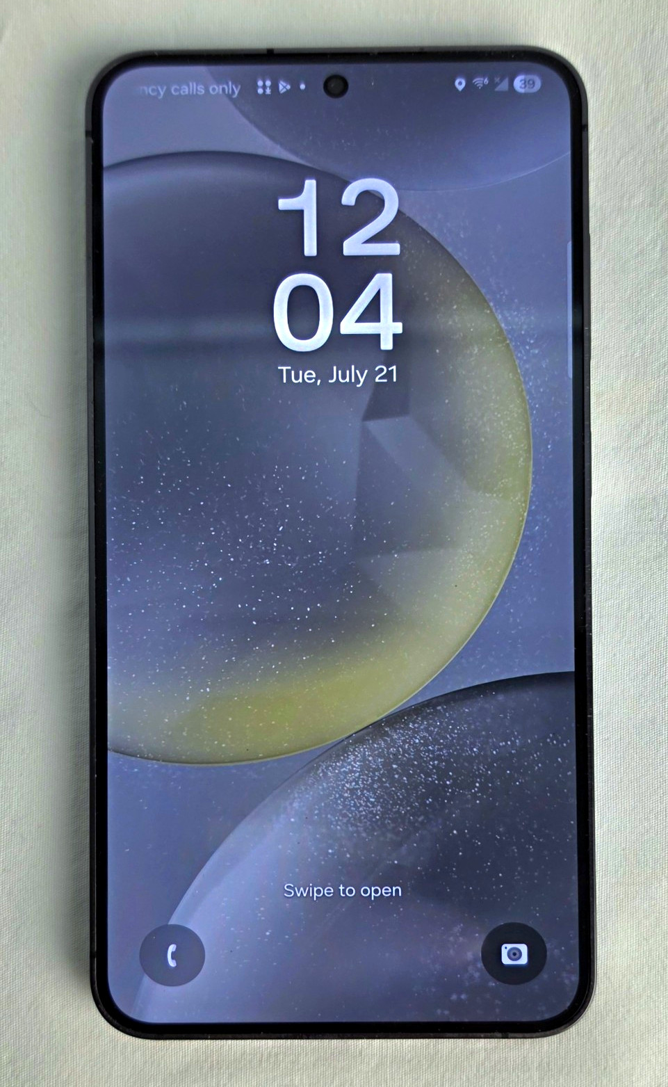 Samsung Galaxy S24 128GB Marble Gray SM-S921U 50MP Camera Bar Smartphone