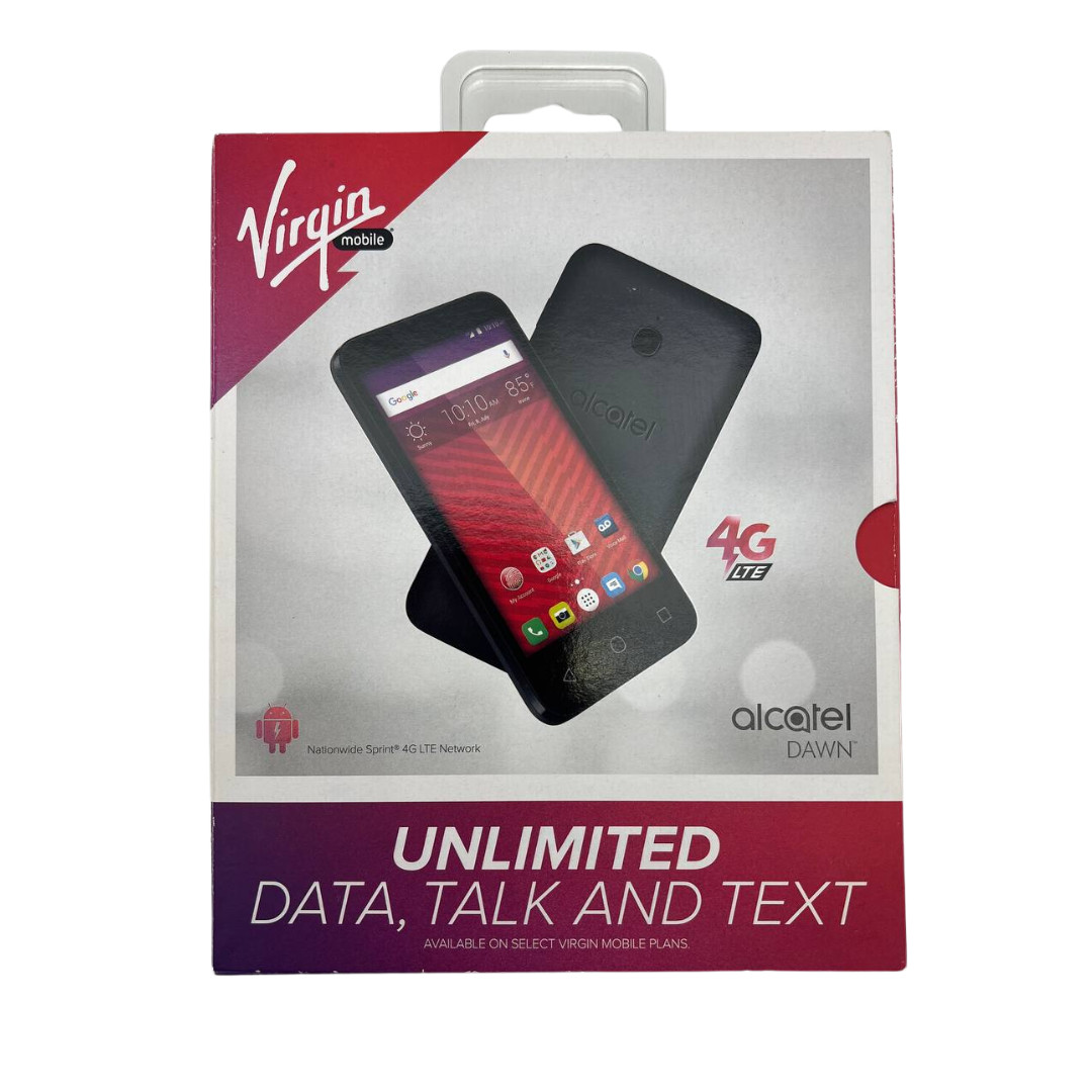 Alcatel Dawn 8GB 4G LTE Android Smartphone Locked Sprint 5MP Camera 4.5″ Display