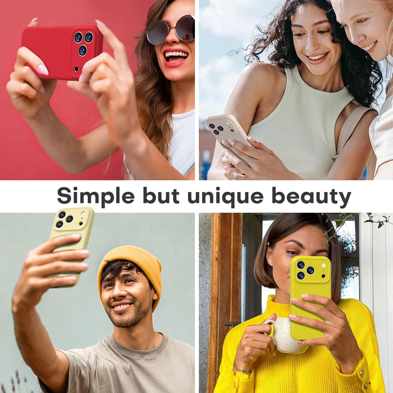 Designed for iPhone 17 Pro Max Case, Premium Silicone Shockproof Protective Case