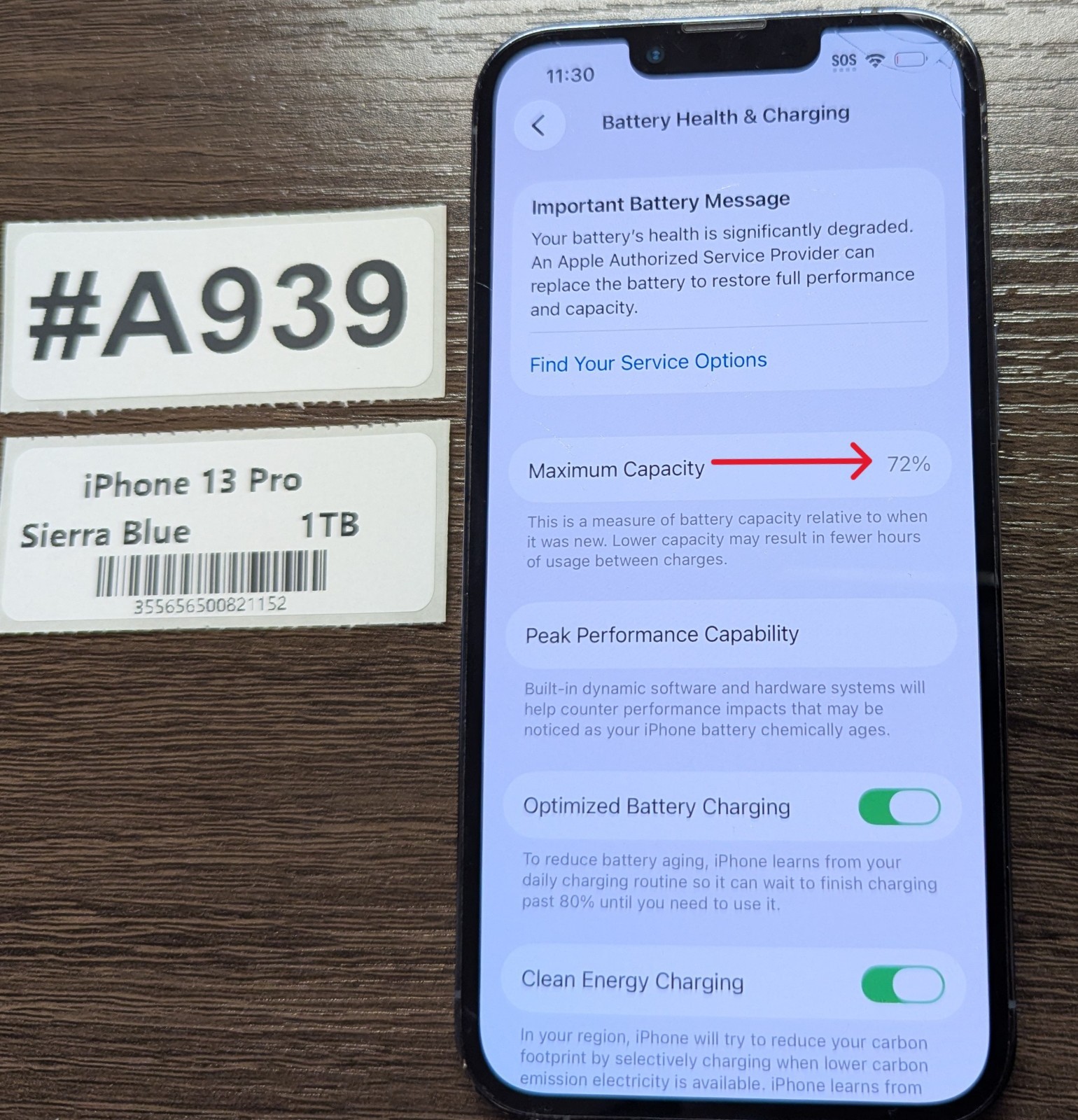 Apple iPhone 13 Pro 1TB Sierra Blue – Unlocked – Read Seller Notes