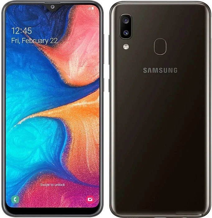 Samsung Galaxy A20 SM-A205U 32GB 3GB Verizon Postpaid Unlocked Black For Parts