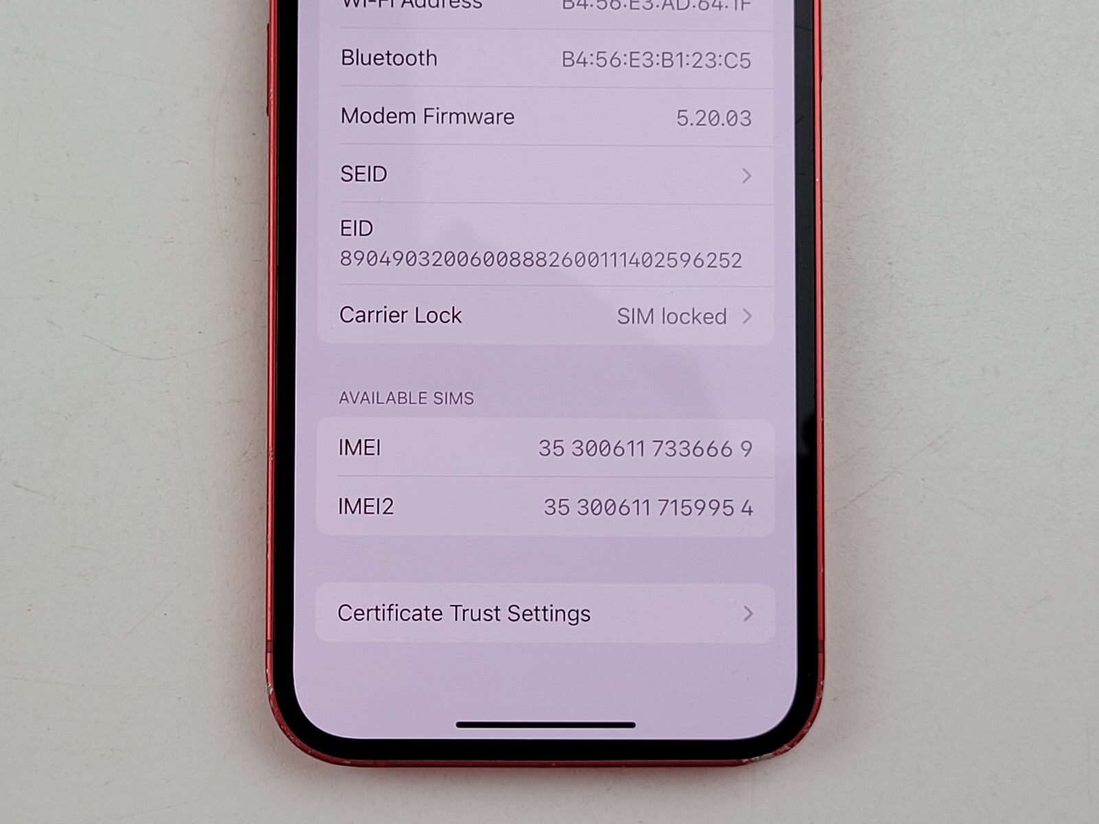 Apple iPhone 12 mini (A2176) 256GB (T-Mobile) – POOR CONDITION – Clean IMEI