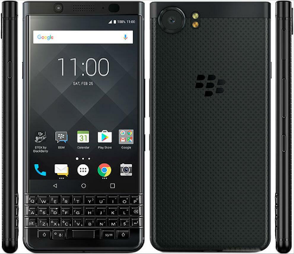 Original Unlocked BlackBerry Keyone 4+64GB Dual SIM Touch Screen WiFi SmartPhone