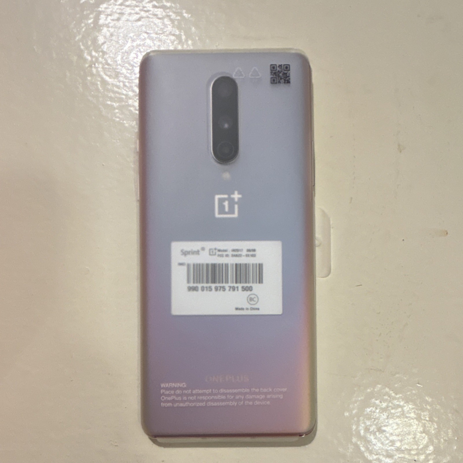 OnePlus 8 5G (128GB, 8GB) 6.55″, 5G NR T-Mobile Sprint Open Box Never Used