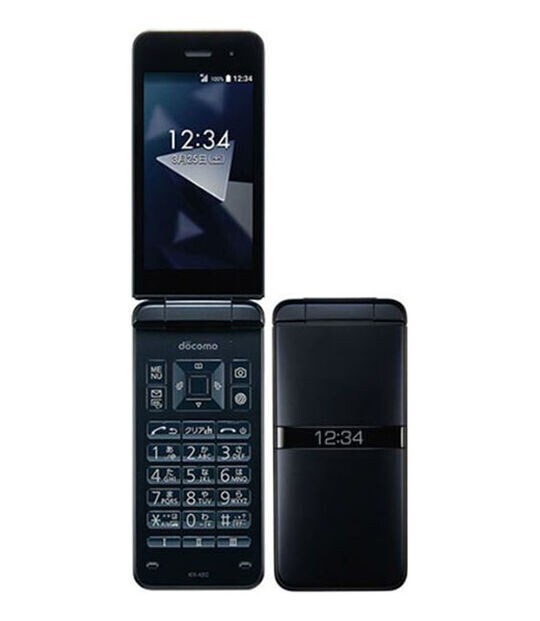 KYOCERA KY-42C DIGNO KEITAI Black 8GB ANDROID FLIP PHONE docomo UNLOCKED USED