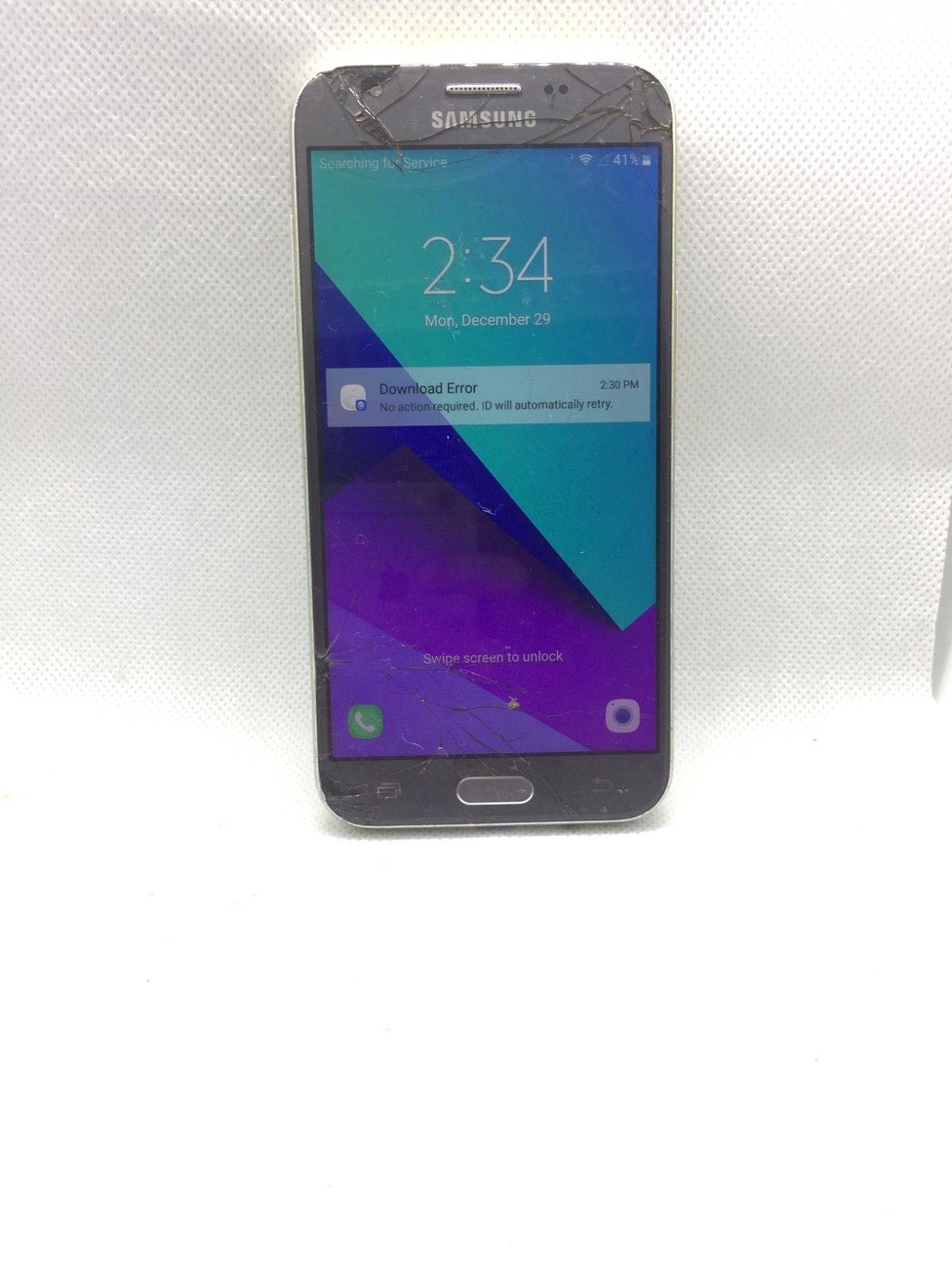 Samsung Galaxy J3 Emerge – 16 GB – Silver (Sprint) See pics