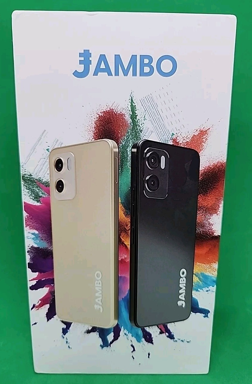 NEW Jambo SmartPhone Android 13 64GB Storage 4GB Ram. Black