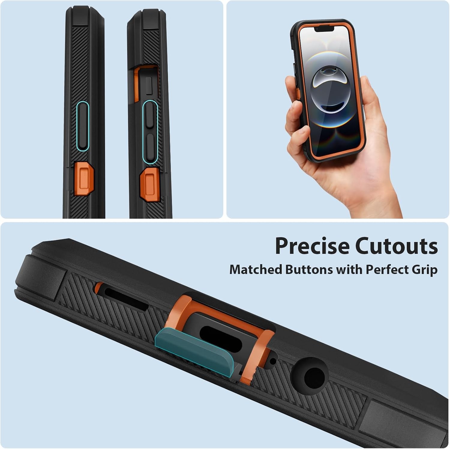 iPhone 16e Case for iPhone 17e Case Heavy Duty Shockproof Rugged Protective Cove