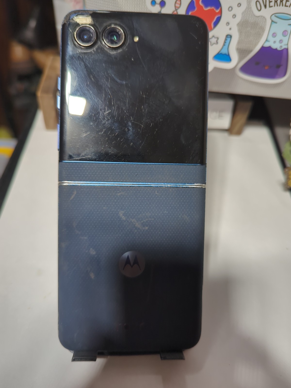 ⚠️READ⚠️ Motorola Razr 2025 256GB Gibraltar Sea Unlocked XT2553-3, #6123