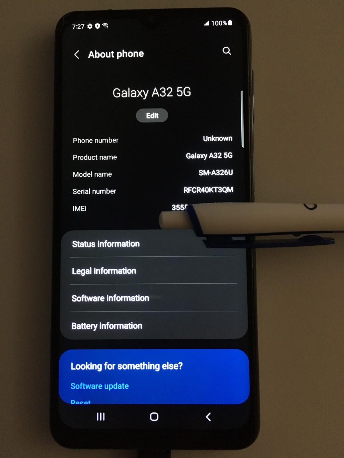 Samsung Galaxy A32 5G SM-A326U 64GB Black T-Mobile/Unlocked Read Description