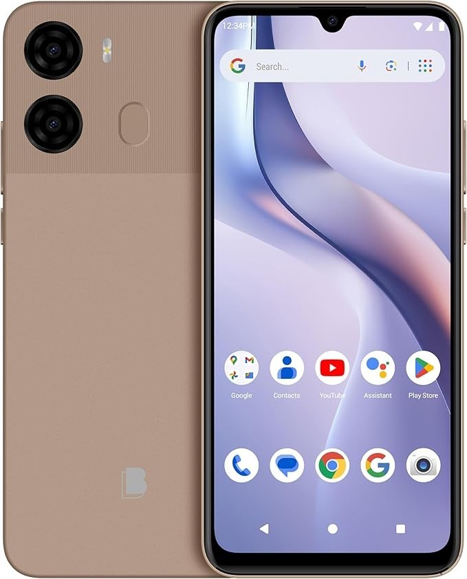 BLU K2 |Unlocked |6.88” HD+ Display Android 15 |US Version Cell Phone BK