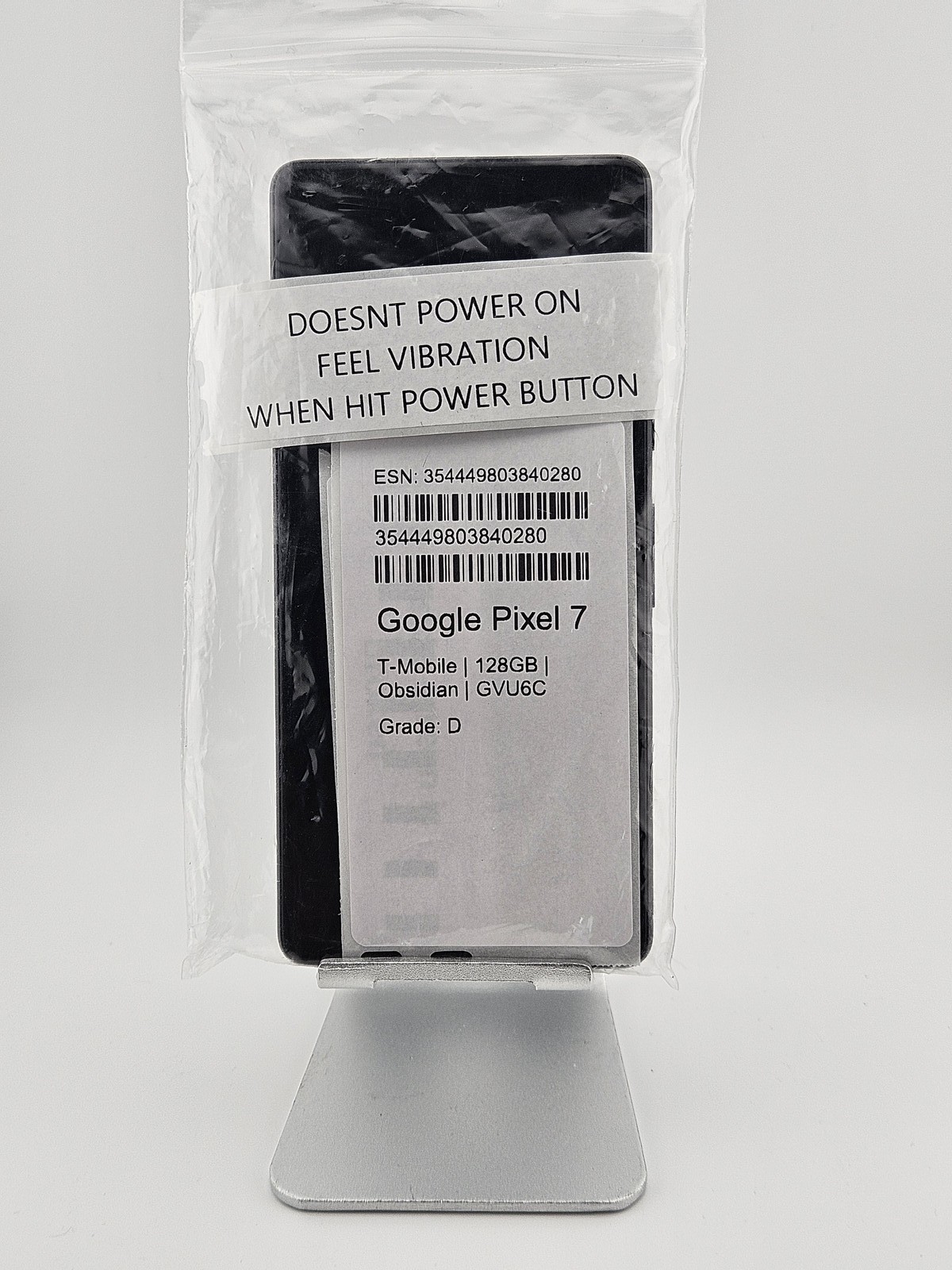 Google Pixel 7 128GB [GVU6C] Obsidian (T-Mobile) AS-IS
