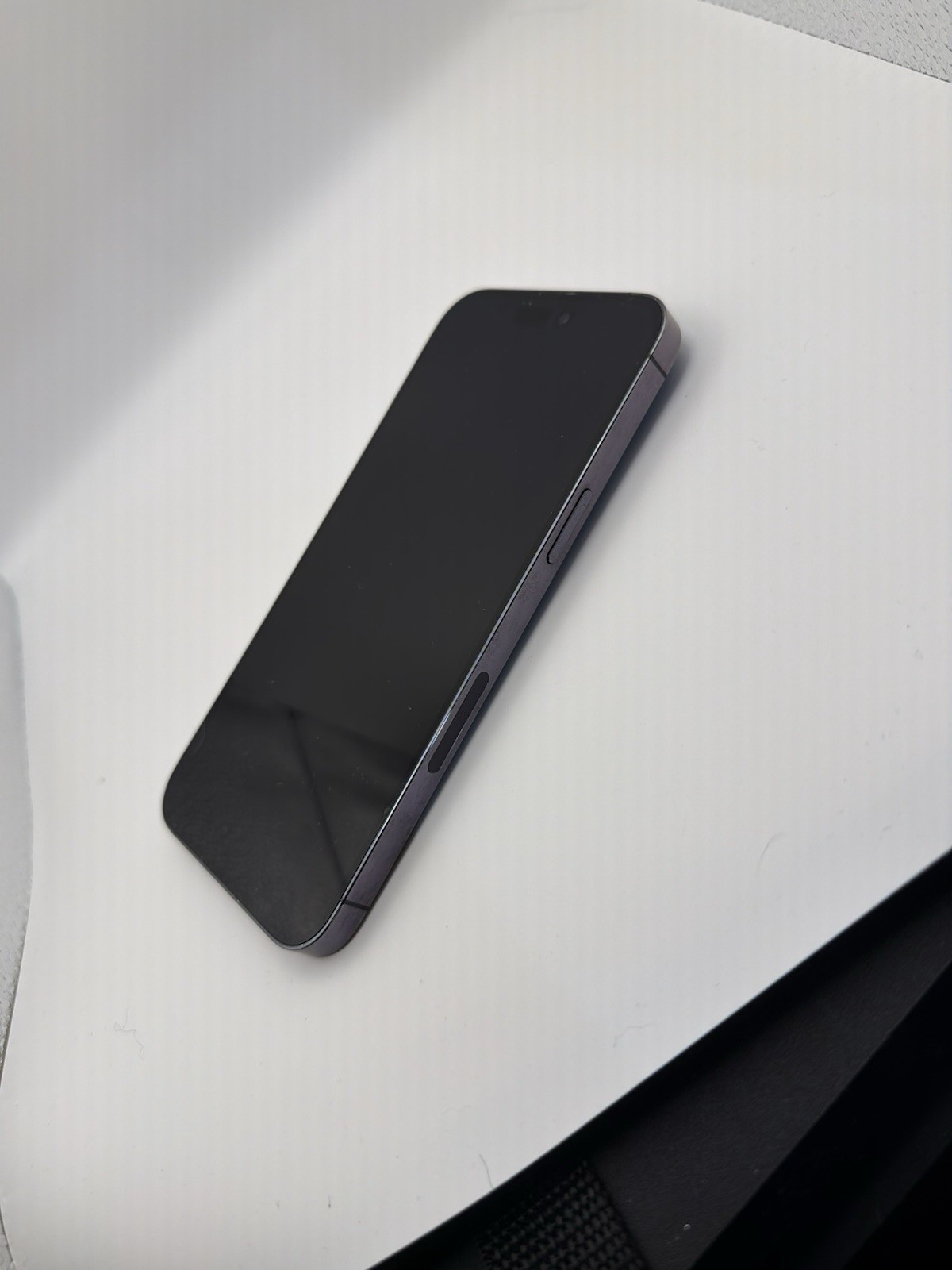 Apple iPhone 14 Pro Max Purple Slate Smartphone with Triple Rear Camera