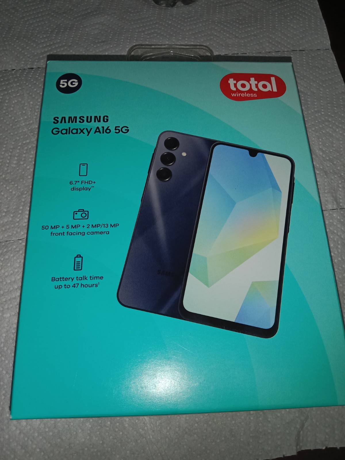 Samsung Galaxy A16 5 G 128 GB 50 MB Camera Total Wireless Only Brand New