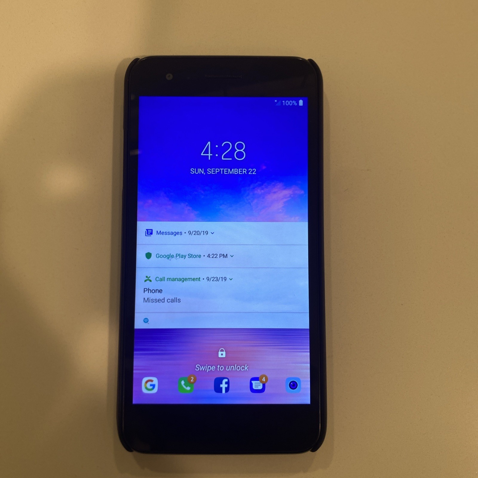 Locked LG V30 16GB Black 5.0in LTE Bar Android Smartphone Cellular Phone