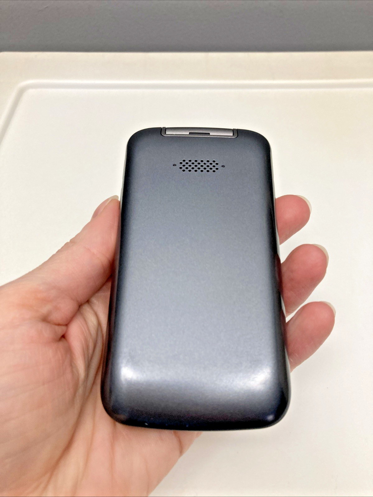 LIVELY Grey Flip 2 Cell Phone for Seniors w/ Charging Doc – Tested Working