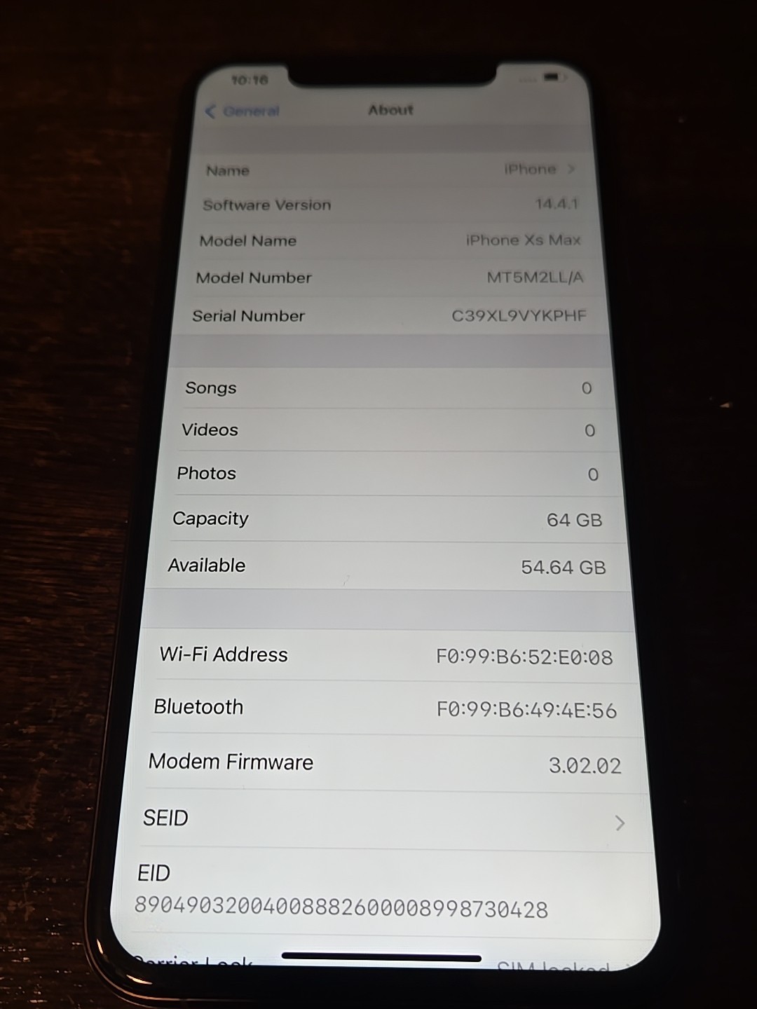 Apple iPhone XS Max – 64GB – Unlocked (Read Description) Rose Gold T Mobile