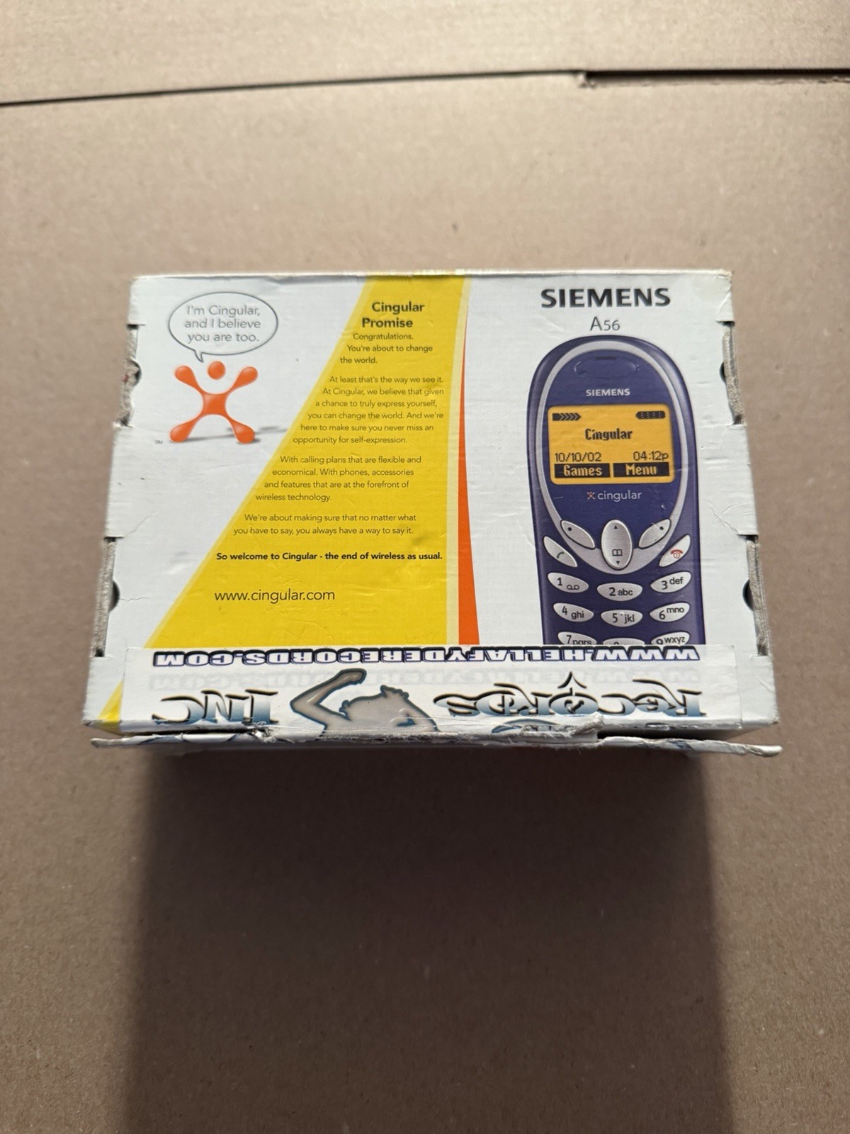 Vintage Siemens A56 (Cingular Wireless) – Complete in Box – Rare Collectible!