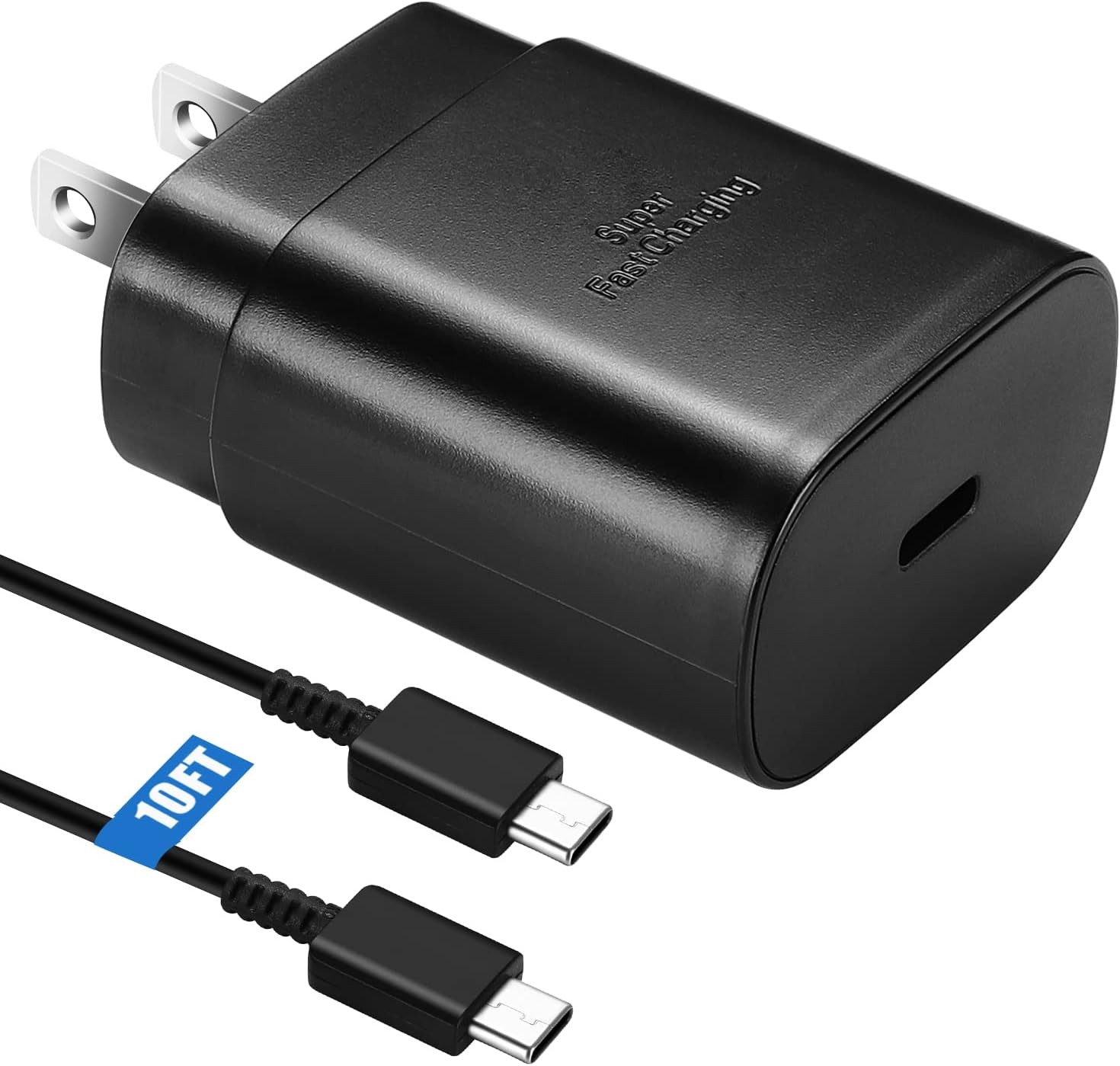 Fast Charging 25W USB-C Charger Block for Samsung Galaxy S21/S22/S23/S24/S25/S26