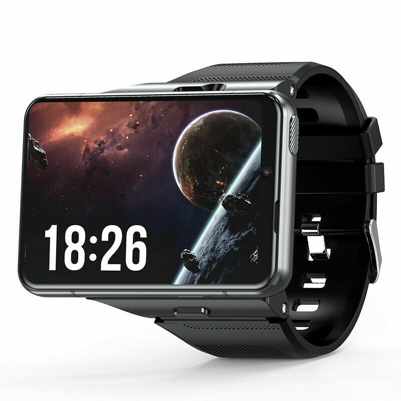 Larger Screen 4G Smart Watch Android 9.0 Dual Camera WIFI GPS 4+64GB SIM Support