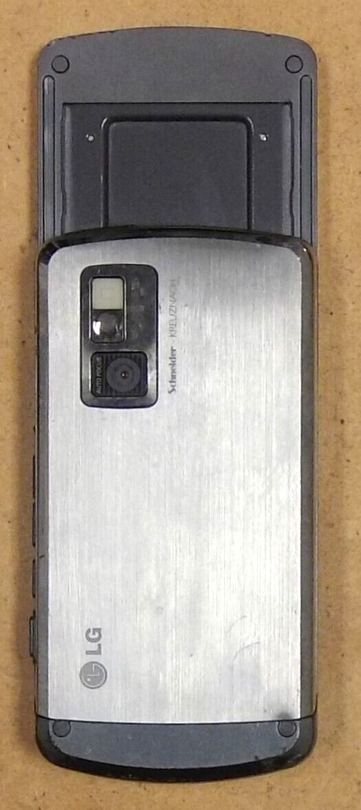 LG Shine KE970 – Gray and Silver ( Unlocked ) Super Rare Slider Phone – Bundled