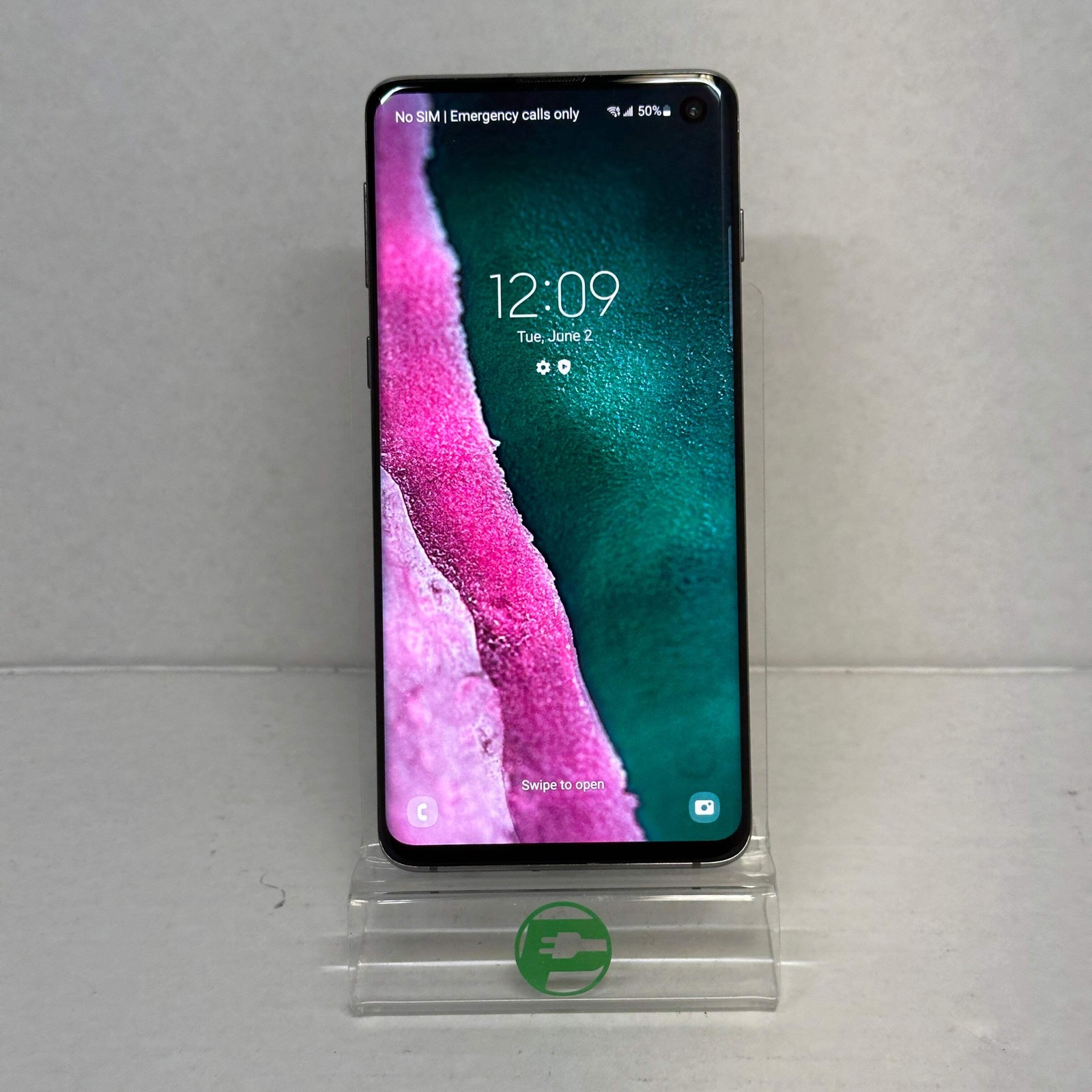 Broken Unlocked Samsung Galaxy S10 8GB RAM 128GB SM-G973U1 Black /Burn In Screen