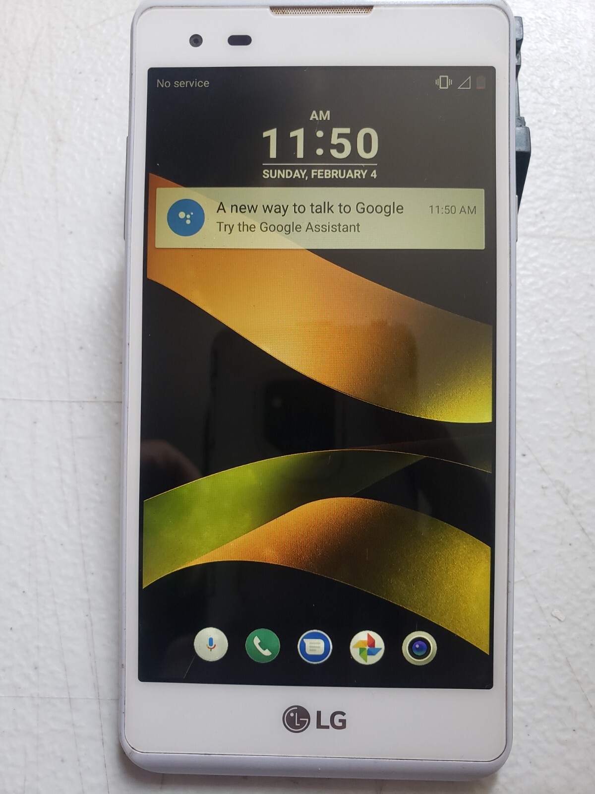 LG Tribute HD Boost Mobile Smartphone 16GB White (LS676)