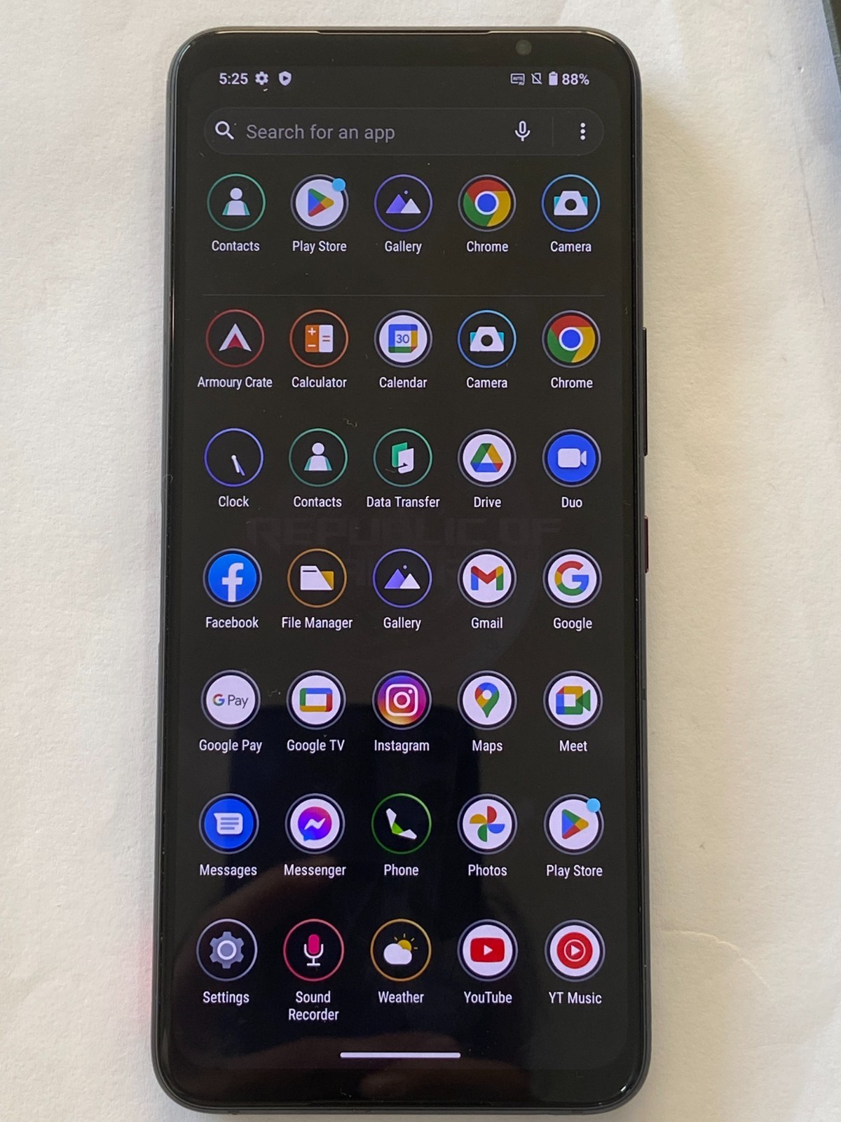 Asus ROG Phone 5 Unlocked 12+128G Gaming Phone Google play Tested working well
