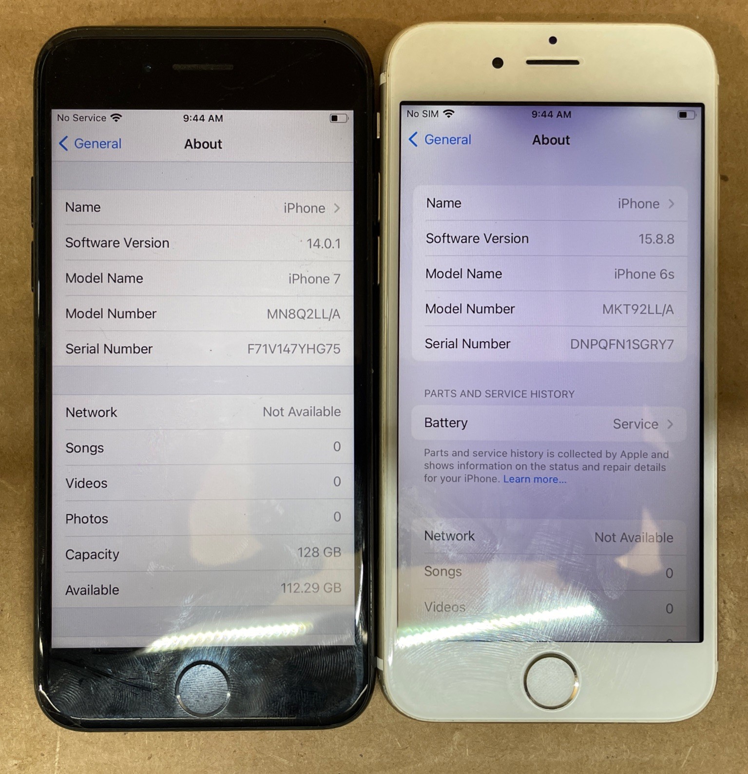 Combo Apple iPhone 7 & 6 | 32GB & 128GB | CARRIER CRICKET | A1688 & A1660 | READ
