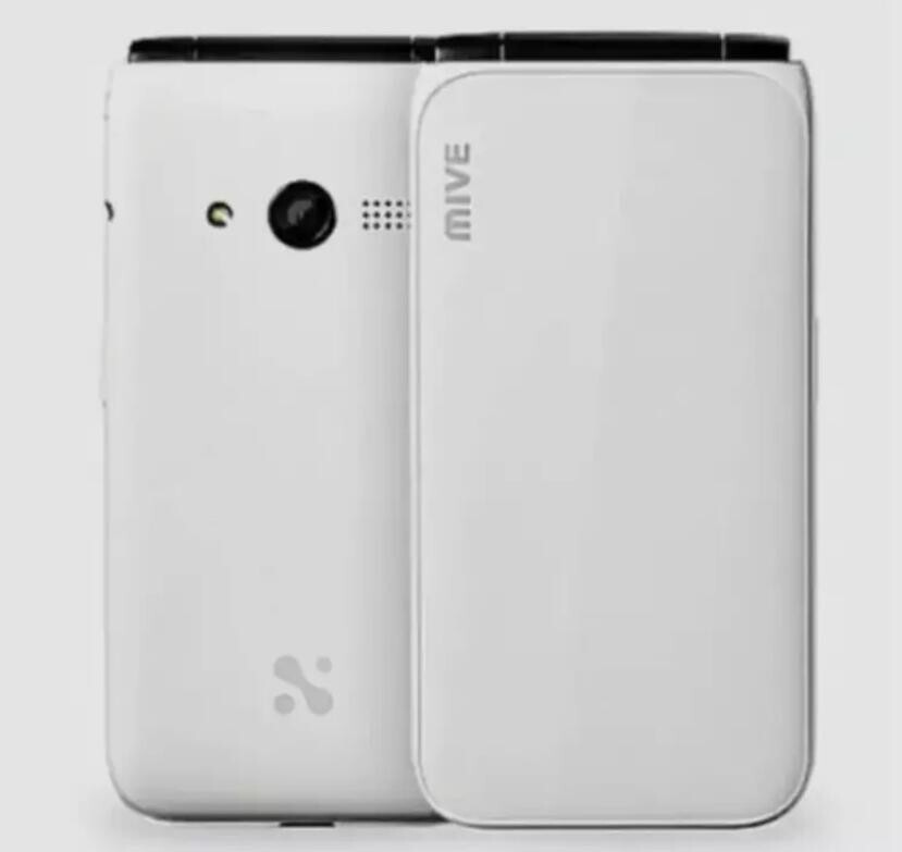 ALT MIVE Style Folder 32GB AT-M120 WIFI 4G LTE Android Black/White Phone