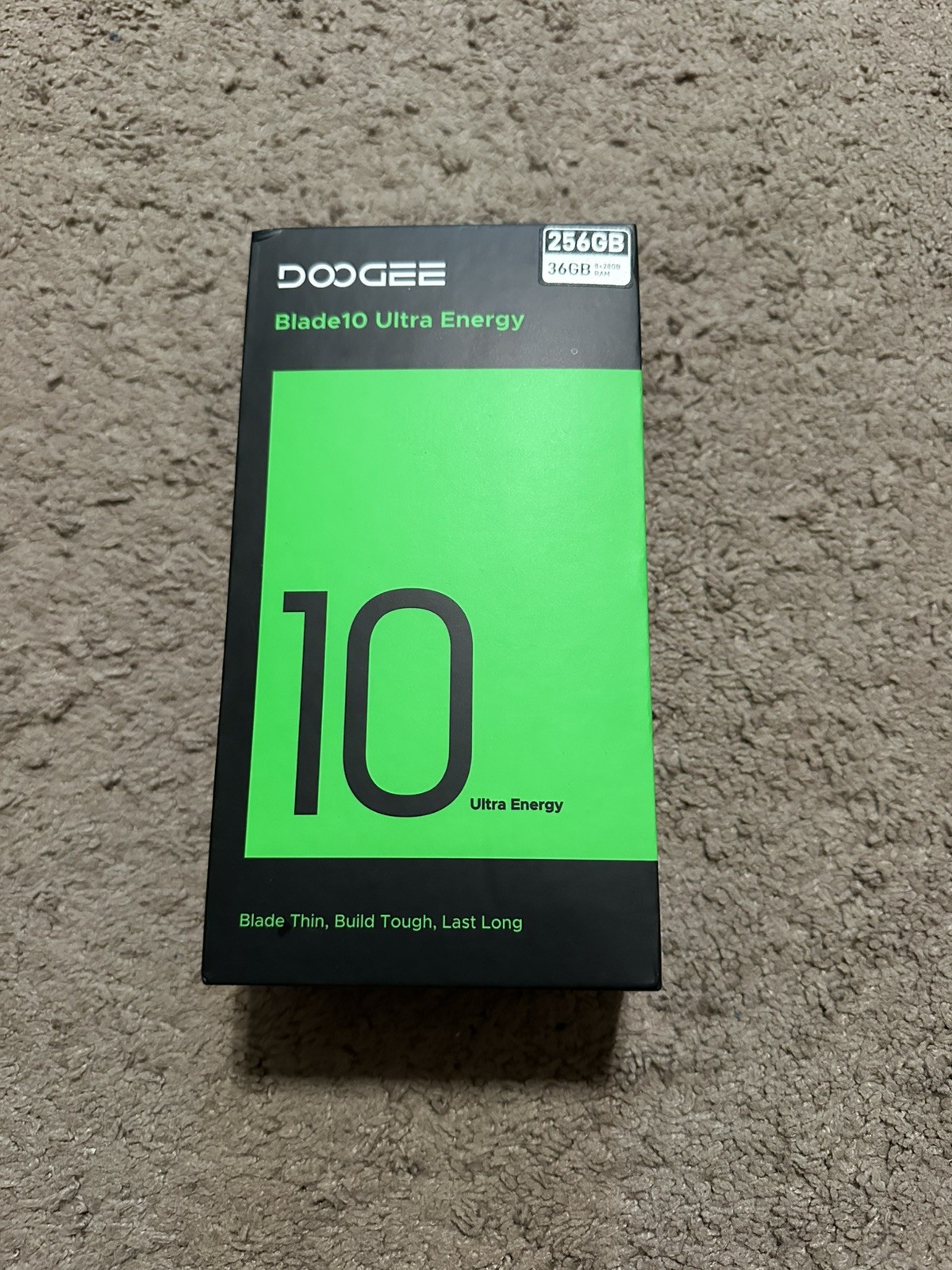 DOOGEE Blade10 Ultra Energy Smartphone 36GB RAM 256GB Storage