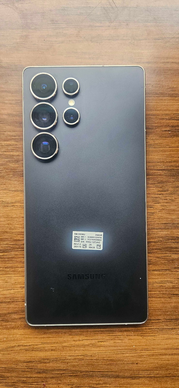 Samsung Galaxy S25 Ultra – 256 GB – Titanium Black (Verizon)