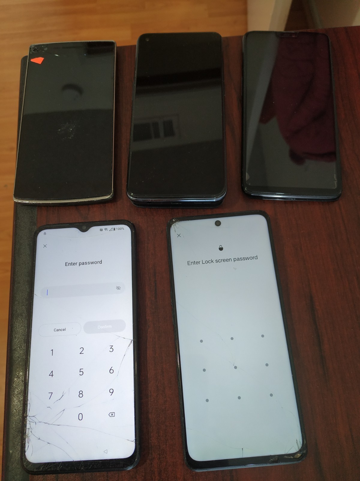 Lot of 5 OnePlus Nord N300 5G CPH2389 /N30 CPH2515/N10 5G/One A0001/other