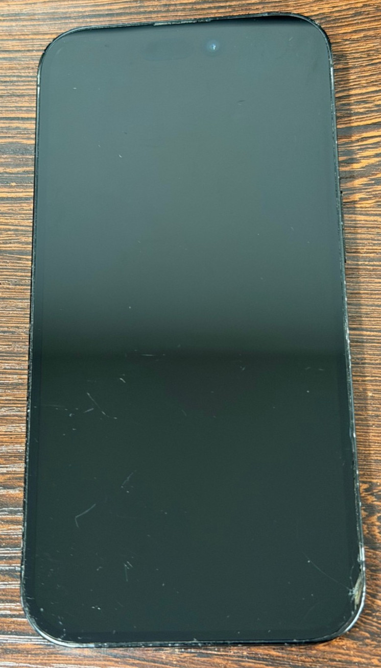 Unlocked Apple iPhone 14 Pro – 256GB Black – Crcks on Front – 78% Batt – Read