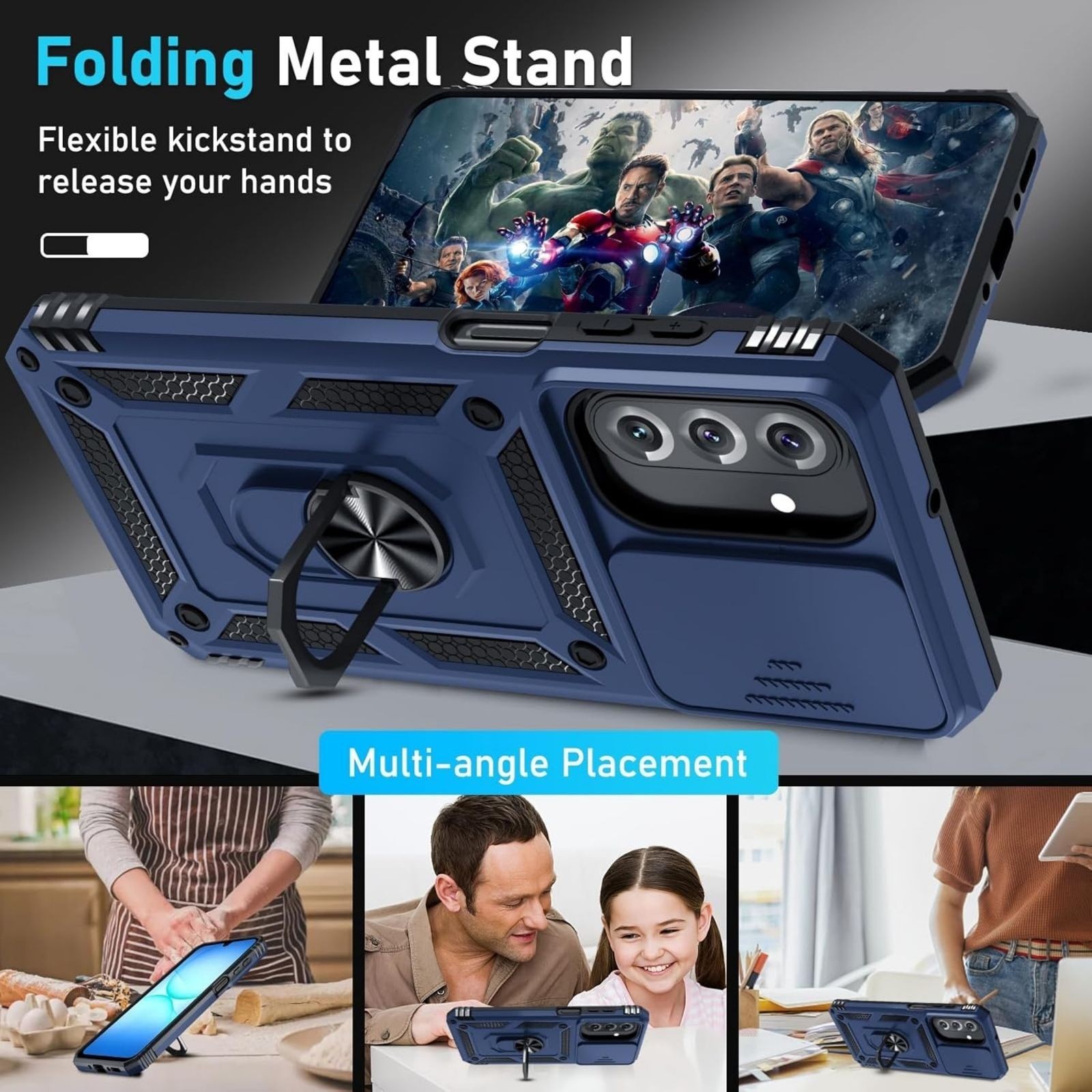 For Samsung Galaxy A17 5G Case Shockproof Protective Military Guard Phone Cover